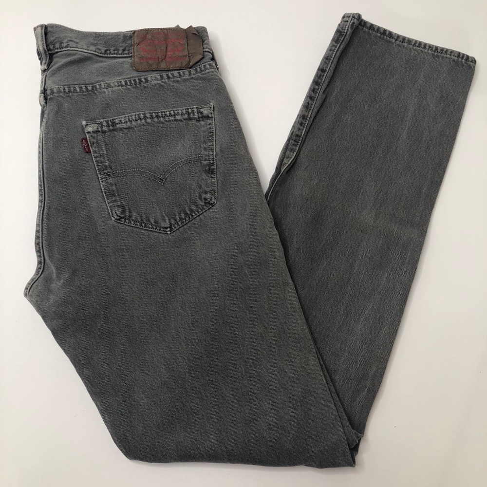 Levi’s Retro 5 Button Fly Gray Denim Jeans Sz 34